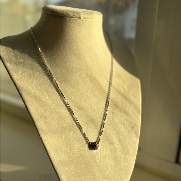 Coach Open Circle Stone Necklace - Picture 3 of 5